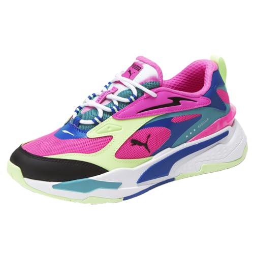 PUMA Womens Rs-Fast Marble Lace Up Sneakers Shoes Casual - Blue, Pink2