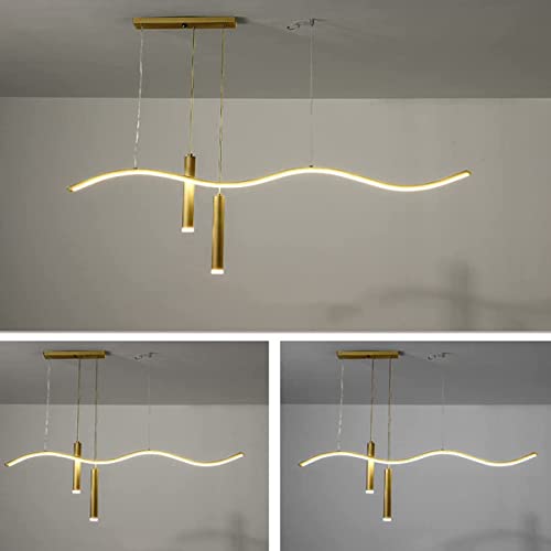 Lampes suspendues LED projecteur à intensité variable pour cuisine et bureau avec commande - 2