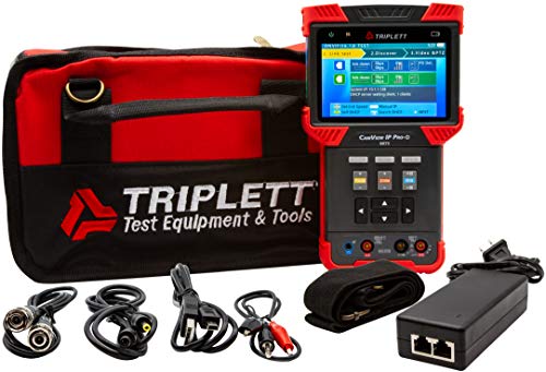 Image of Triplett 8073 CamView IP Pro-D CCTV Camera Tester with Built-in DHCP Server - IP, AHD 2.0, HD-TVI 3.0, HD-CVI 3.0