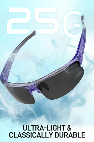 Image of SIPLION Polarized Sunglasses Men Sports: UV400 Protection Anti-Slip Wrap-Around TR90 Frame for Driving Fishing Golf Running