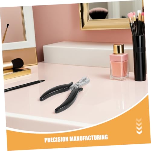 Pince à extensions à dents nettes Gatuida pour pose de mèches
