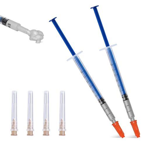 WEILAOK Pintura Conductiva Plata, Conductivo Pasta de Plata, Adhesivo Conductor, Adhesivo Pluma de Pintura de Plata para Reparar Teclados Placas de Circuito Impreso, 0.3 ml x 2 Piezas