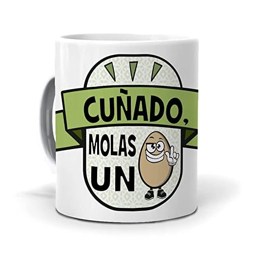 mundohuevo Taza Cuñado, molas un Huevo