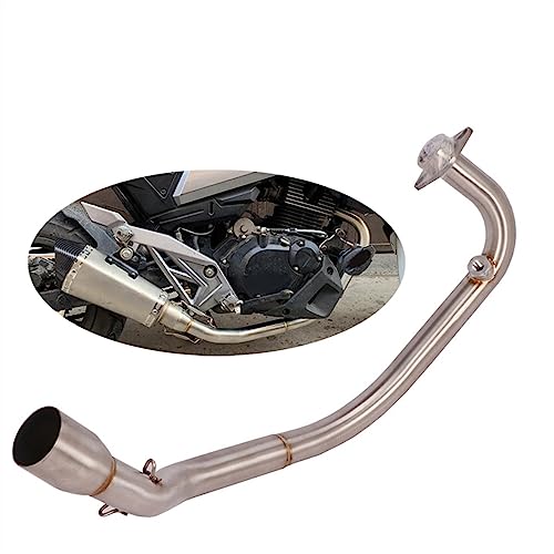 Escape para CFmoto ST125 con tubo de enlace frontal y sistema modificado
