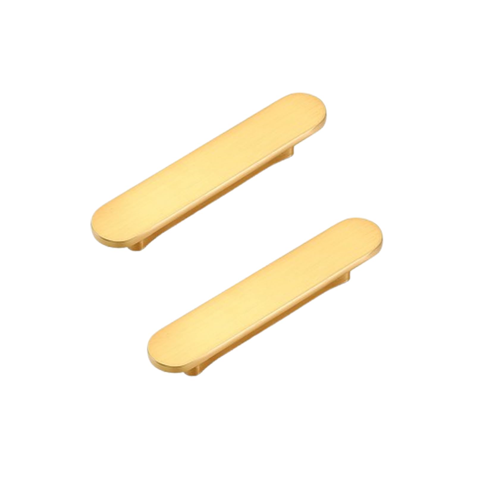 Steytemd Gold 2 × Cupboard Handles Solid Zinc Alloy | T-Shape-64Mm/2.5In