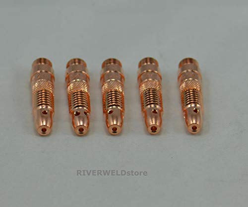 Image of RIVERWELD TIG Torch Collet Bodies 10N31X 5 /64 inch & 2.0mm Accessories 5pcs | for QQ300 PTA DB SR WP 17 18 26 TIG Welding Torch Consumables