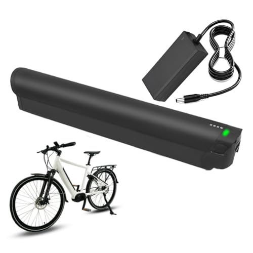 Batería de Repuesto para Bicicleta eléctrica de 36 V y 48 V, de Iones de Litio, con capacidades de 10,4 Ah, 12 Ah, 12,8 Ah, 13,6 Ah y 14 Ah, Incluye Cargador para Motores de 0 a 670 W.,36v13.6ah