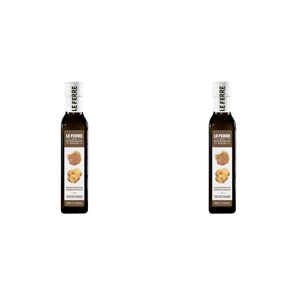 Olio Le Ferre Natives Olivenöl Extra aromatisiert mit Trüffel, 250 ml (Packung mit 2)