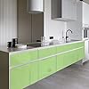 Hode Green High Gloss Vinyl Wrap for Furniture, Waterproof Sticky Back Plastic Roll Peel and Stick Self Adhesive Wallpaper, Contact Paper for Kitchen Worktops Vinyl Covering Glittery 30cmx3m #5