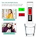 HABCGYUR Water Test Meter, 4 in 1 Digital Water Tester TDS Meter 0-9990 PPM Water Quality Tester Pen Backlit LCD Display for Pools Drinking Water Aquariums(White)