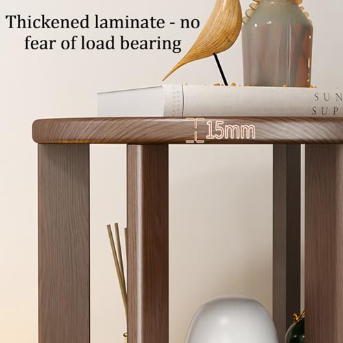 Estantería de madera giratoria 360° modular regulable de 2 a 5 niveles para salones 5