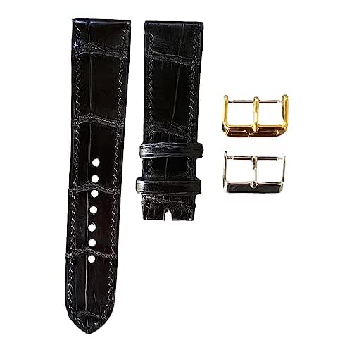 Handmade Classic Black Alligator Watch Bands, Alligator
