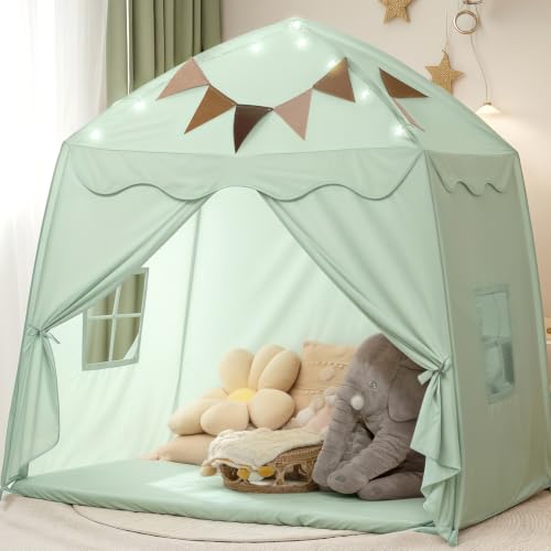 Little Dove Extra Large Kids Play Tent with Flags & Star...