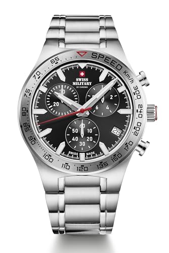 Swiss Military SM34115.03 montre chronographe homme pour le bureau et le sport