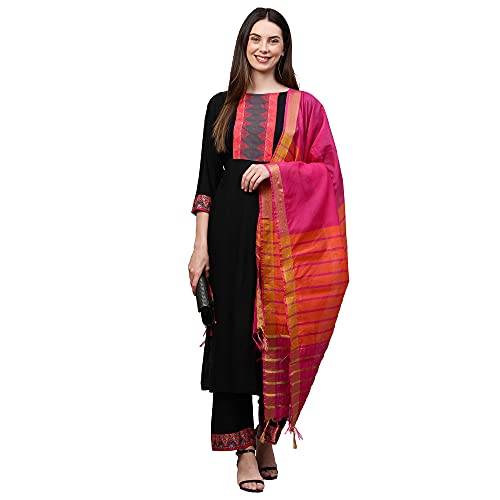 Image of ANNI DESIGNER Women Kurta with Palazzo & Dupatta