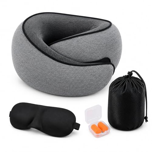 Almohada Viscoelástica de Viaje U-SOFT Portátil miniatura 1