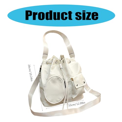 Sac grande capacité en nylon robuste doté d'une fermeture par cordon de serrage - 5