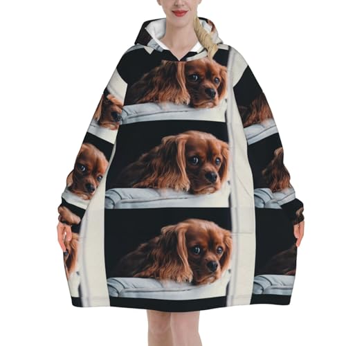 Sweat couverture Cavalier King Charles idéal pour vos soirées cocooning