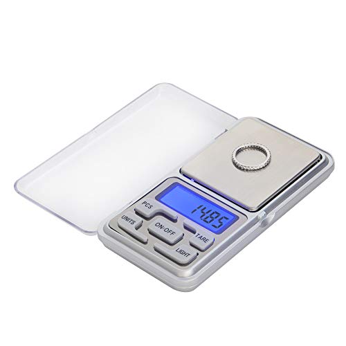 Balance numérique pour bijoux Kingwin 500g 0.01g avec écran LCD rétroéclairé pour pesage de précision