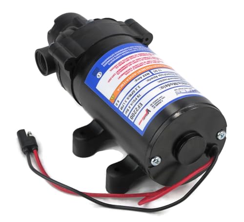 Image of OEM Everflo 2.2 GPM, 12 Volt, 70 PSI, Diaphragm Pump EF2200, EF2200-BOX, EF2200BOX