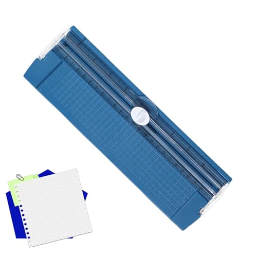 Xijobido Coupe Papier - Massicot de Précision | Outil de Loisir Créatif Portable pour Projets Photos Cartes Coupons Scrapbook Etiquettes