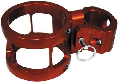 Dragonfire Racing Quick Release Fire Extinguisher Mount Red Anodized for Polaris RANGER RZR 900 TRAIL 2015-2018