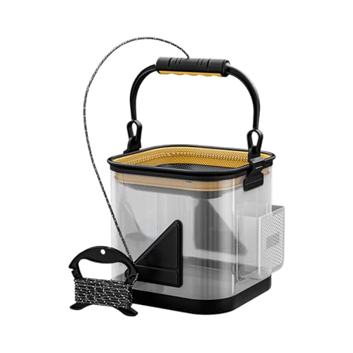 Cubo De Almacenamiento De Pescado - Cesta De Transparente Portátil | Organizador De Almacenamiento De Peces para Tipo De, Agua Salada, Lucio, Lago, Estanque, Trucha, Playa, D