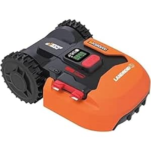 WORX Landroid S WR184E Robotmaaier voor tuinen tot 400 m2-35% helling, met wifi-verbinding en drijvend maaidek, app-bediening, multi-zone-programmering, AIA intelligente navigatie