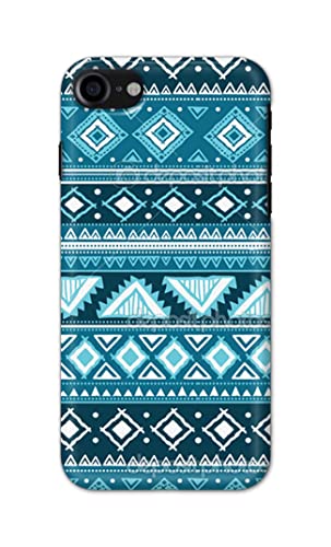 Image of PRINTFIDAA Coloured Tribal Pattern Hard Back Cover for Apple iPhone 7 (4.7 inch) / iPhone 8 (4.7 inch) / iPhone SE 2020, A1778, A1660 Back Cover -(P6) KAT1008