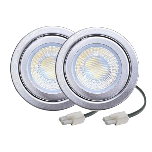 2 �s�[�X 1.5 ���b�g 68 �~�����[�g���L�b�`�������W�t�[�h LED ���C�g 12V AC DC ���� EL �R�l�N�^����K���X 4000K 3000K ���x���g�Ɩ��d��(Warm White 3000K,WITH EL CONNECTOR_NO)