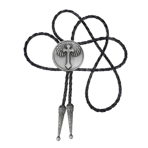 Image of USA 250th Anniversary Western Cowboy Patriotic Eagle Bolo Tie | Premium braided leather, anti-tarnish alloy pendant, adjustable sliding clasp, patriotic bolo tie for USA 250th Anniversary