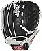 Rawlings | Shutout Fastpitch Softball Glove | RHT | 12' | Basket Web | Black / White