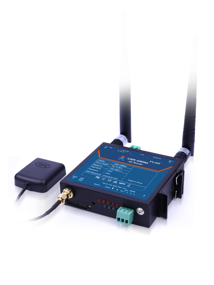 Routeur industriel 4G LTE Global Band avec 1 WAN/LAN, 1 fonction GPS LAN, port série OPENVPN RS485 amélioré, prise en charge du WiFi et de l'accès à distance, configuration par lots, alarme
