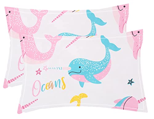 Image of Amazon Brand - Umi Super Soft Brushed Microfiber Cotton Pillow Covers, 2 Piece Pillow Covers(Not Pillow),Flange on Edges Pillow Covers 17X27(inches) 43X68(CM)