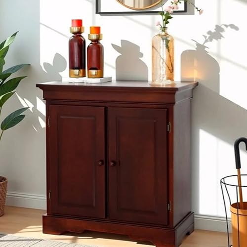 Image of Royaloak Texas American Shoe Rack 2 Door | Beveled Top Design | Solid Wood Veneer | Ample Storage | Metal Knobs | Soft Closing Hinges | Modern Design | Shoe Stand