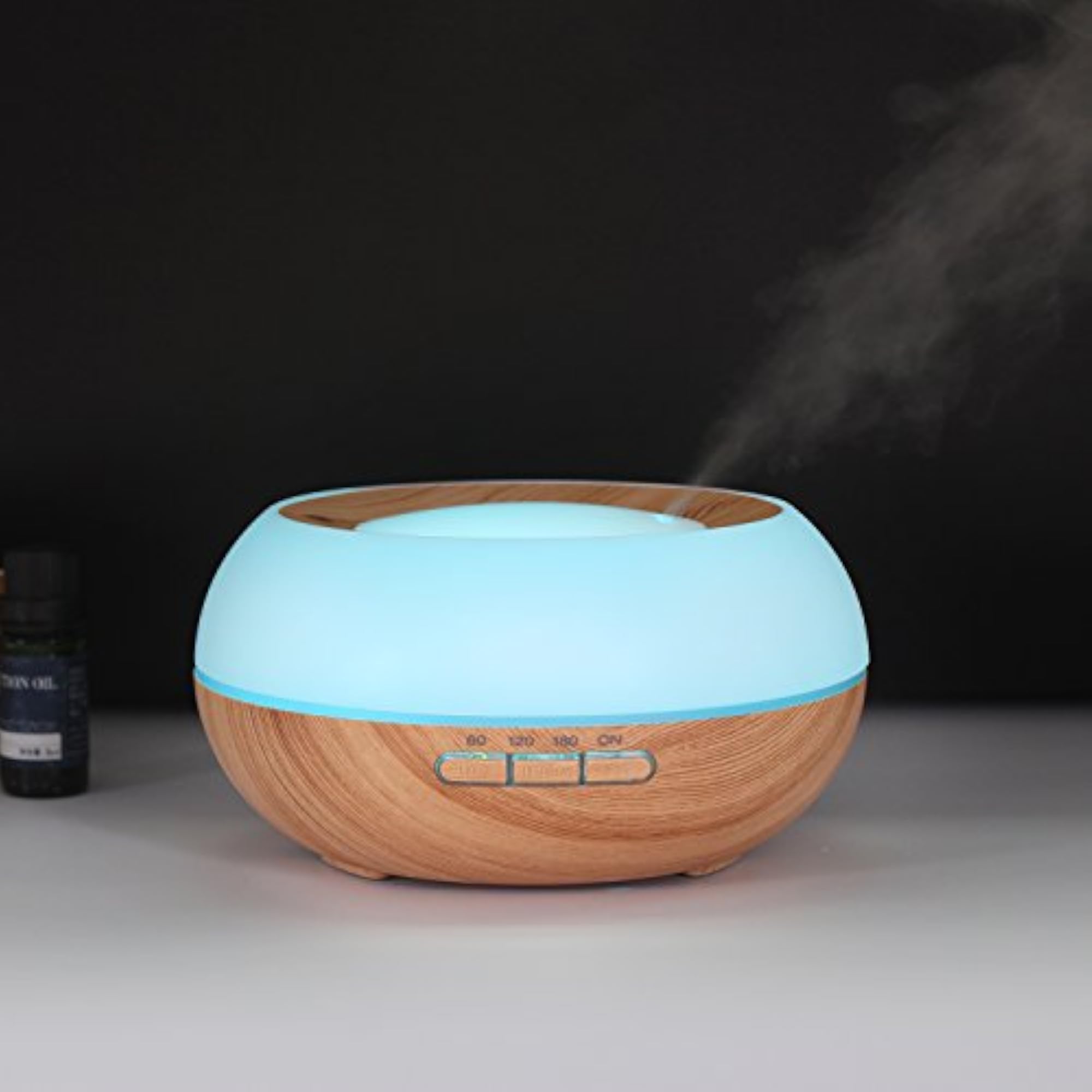 Zhart Essential Diffuser with Auto Shut Off & Wooden Design