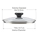 Farberware Accessories Glass Replacement Lid for Pots and Saucepans, 8 Inch, Clear