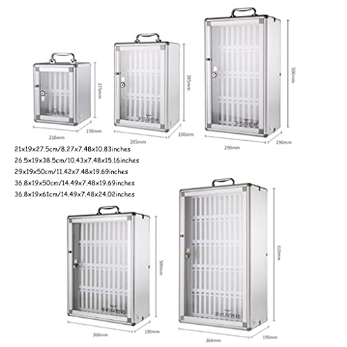 Boîte de stockage pour clés de secours RLKHXBS grand modèle argenté