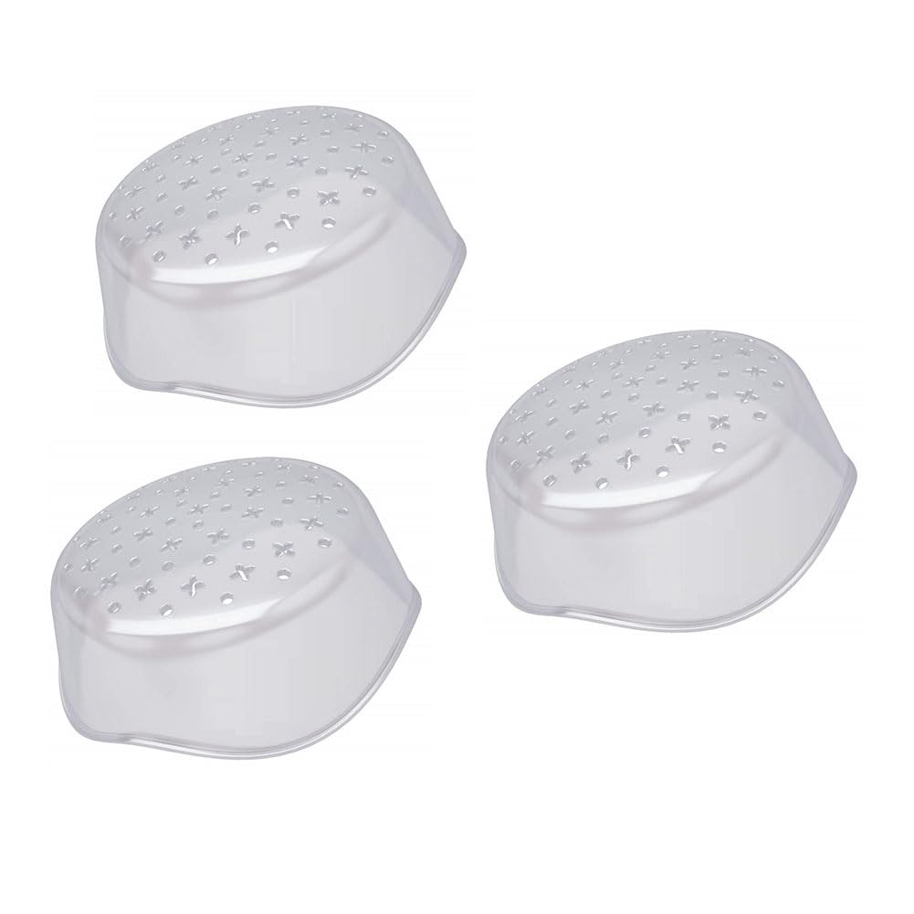 Zwfjcmsa Transparent Flower Arranger Flower Arranging Cap Flower Frog Grid Silicone Stretchable Flower Arranger & Craft Organizer 3 Pack