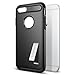 Spigen Slim Armor iPhone Case with Kickstand and Air Cushion Technology - Hybrid Drop Protection for iPhone 7/8 - Black