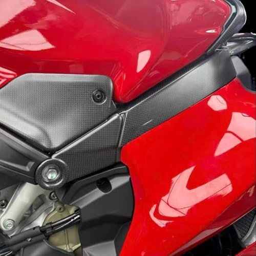 Cache latéral carbone Panigale V4 modification carénage protection cadre - 3