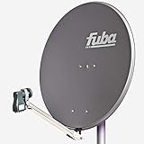 Fuba Satellitenschüssel Komplettset 8 Teilnehmer DAL 808 A - Sat Komplettanlage DAL 800 A Alu...