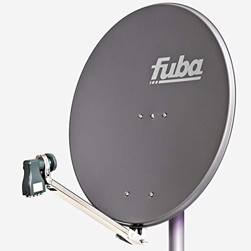 Fuba Satellitenschüssel Komplettset 8 Teilnehmer DAL 808 A - Sat Komplettanlage DAL 800 A Alu...