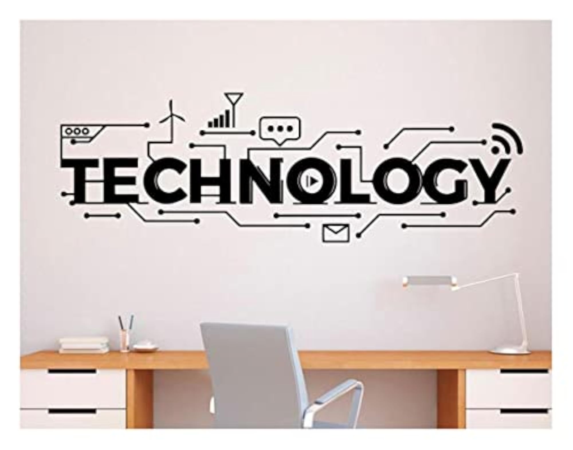 Technical Identification Wall Decoration Decal Sticker