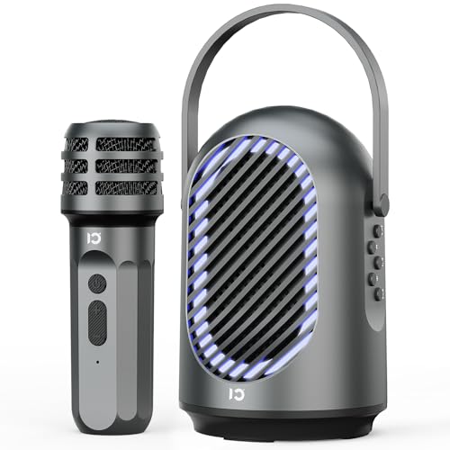 Portable Karaoke Machine with Wireless Microphones 35W Powerful Loud Stereo Sound Bluetooth Speaker with Microphones Karaoke System for Home Outdoor,Support TF/AUX/USB F10 Portable Karaoke Machine with Wireless Microphones 35W Powerful Loud Stereo Sound Bluetooth Speaker with Microphones Karaoke System for Home Outdoor,Support TF/AUX/USB F10