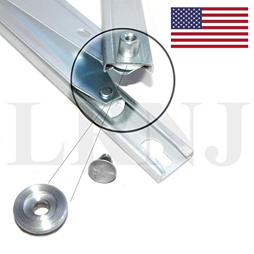 LRNJ WINDOW REGULATOR MECHANISM BROKEN ROLLER REBUILD REPAIR KIT FIX FOR ONE ROLLER, FOR FRONT OR REAR WINDOW REGULATOR, COMPATIBLE WITH LAND ROVER DISCOVERY 1 & DISCOVERY 2 MODEL PART # URY1 X1