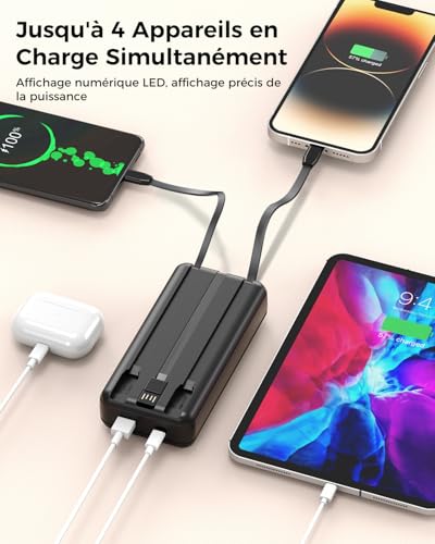 Batterie externe USB C pour ne plus jamais manquer de batterie