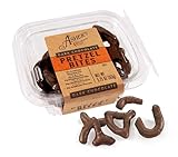 Asher's Chocolates, Chocolate Covered Pretzel Bites, Gourmet Sweet and Salty Candy, Small Batches of Kosher Chocolate, Family Owned Since 1892, (5.57oz, Dark Chocolate)