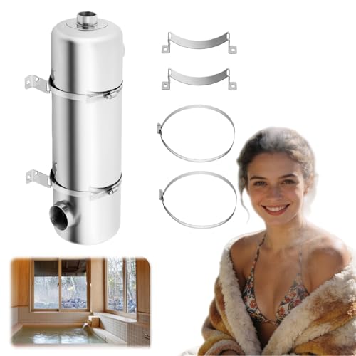 HuKaiL 60KW Pool-Wärmetauscher, Edelstahl Wärmepumpe Rost und...