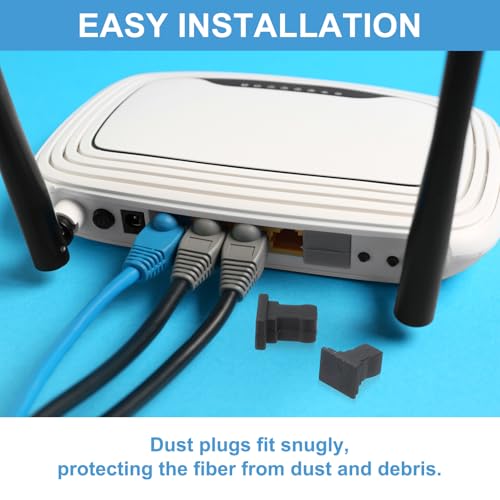 Tapones para conector SC de fibra óptica, 30 piezas miniatura 5